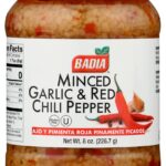 Badia Minced Garlic & Red Chili Pepper, 8 Oz
