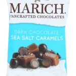 MARICH Dark Chocolate Sea Salt Caramels, 2 Oz