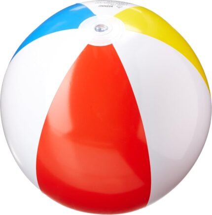 Intex Glossy Panel Colorful Beach Ball Inflatable Pool, 20"