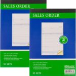 BAZIC Sales Order Book 50 Sets, 5 9/16" x 8 7/16"
