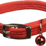 omnipet cat safety collar with bell red 10