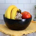 gibson home cafe stoneware serving bowl red 10.3 in
