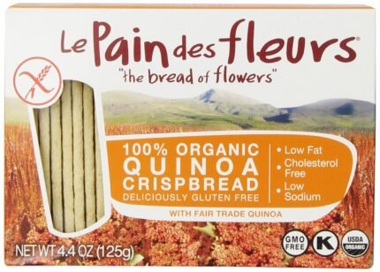 Le Pain des Fleurs Organic Quinoa Crispbread, 4.4 Oz