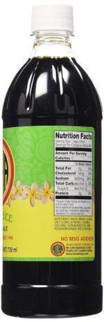 Aloha Soy Sauce Lower Salt, 24 Fl Oz - Image 2