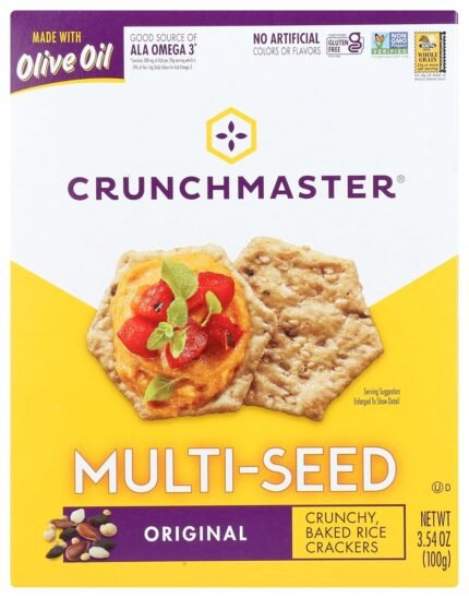 CRUNCHMASTER Multi-Seed Crackers, 3.54 Oz