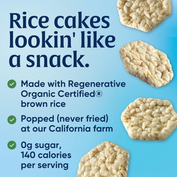 Lundberg Organic Rice Cake Minis Sea Salt, 5 Oz - Image 2