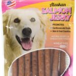 carolina pets baked salmon jerky wheat free dog 6 oz pack
