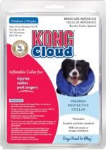 kong cloud collar plush inflatable blue medium