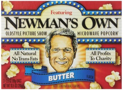 Newman's Own Old Style Microwave Popcorn, Butter, 3 Ct