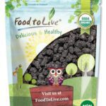Food to Live Organic Dried Black Mulberries, 2 lbs