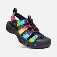 KEEN Newport H2 Closed Toe Sandal, Orig Tie Dye, 9.5