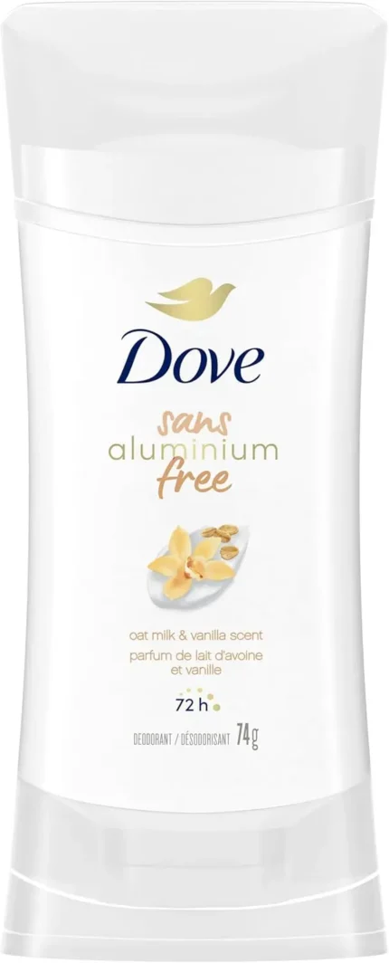 Dove Aluminum Free Deodorant Stick Oat Milk & Vanilla 2.6 oz (NPD)