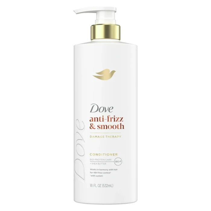 dove conditioner anti frizz smooth 18 oz with pump