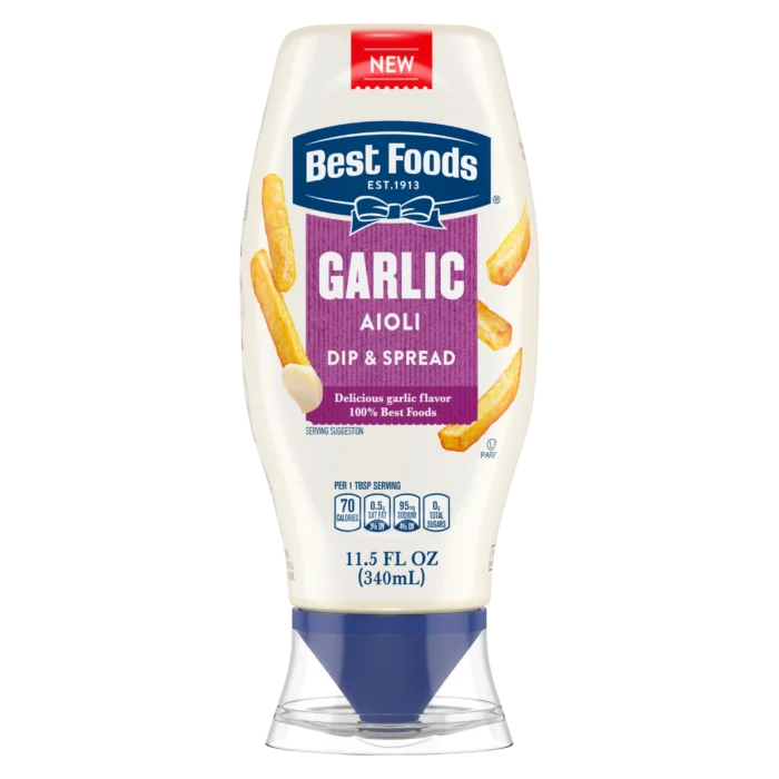 Best Foods Mayonnaise Garlic Aioli 11.5 oz - Image 1