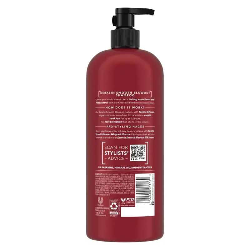 tresemme shampoo keratin smooth blowout 28 oz