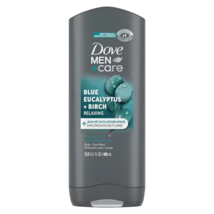 Dove Men Body Wash Blue Eucalyptus 13.5 oz (NPD)