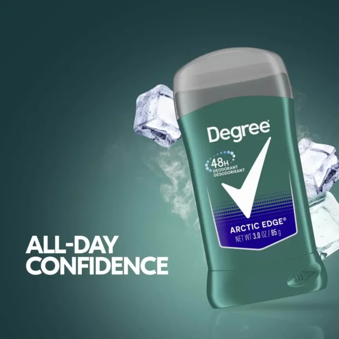degree men arctic edge deodorant stick twin pack 3 oz each