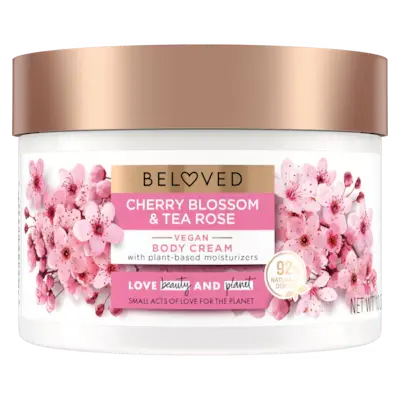 Love Beauty Planet Beloved Body Cream Cherry Blossom 10 Oz