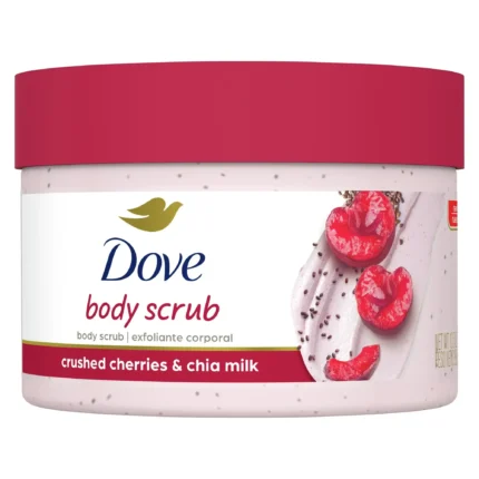 Dove Body Scrub Cherry Chia Milk 10.5 oz