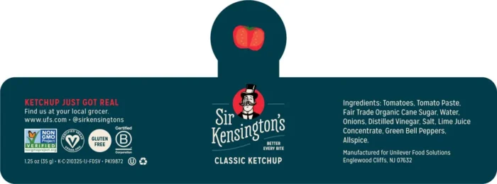 Sir Kensington's Classic Ketchup Single-Serve Jar 1.25 oz - Image 4