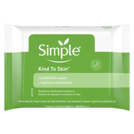 Simple Cleansing Facial Wipes 7ct