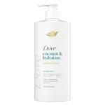 dove shampoo coconut hydration 28oz with pump