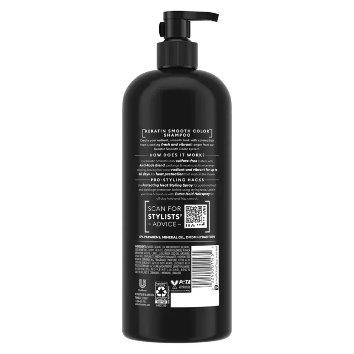 tresemme shampoo keratin smooth color 28 oz