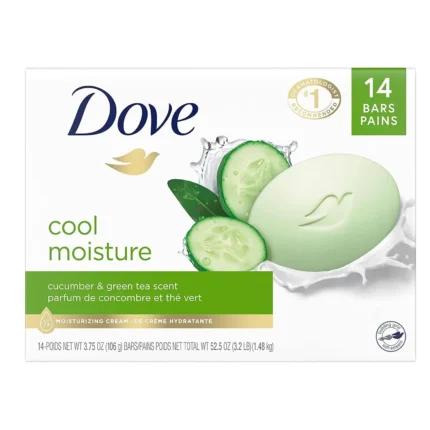 Dove Cool Moisture Beauty Bar 3.75 oz 14-Pack
