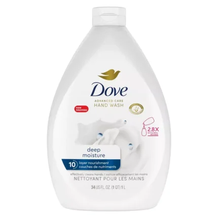 Dove Advanced Care Deep Moisture Hand Wash 34 oz