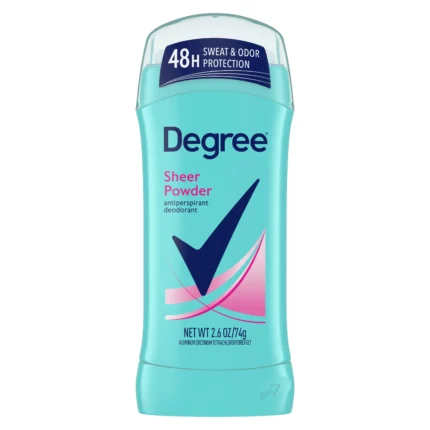 degree women dry protection sheer powder invisible solid antiperspirant deodorant 2.6 oz
