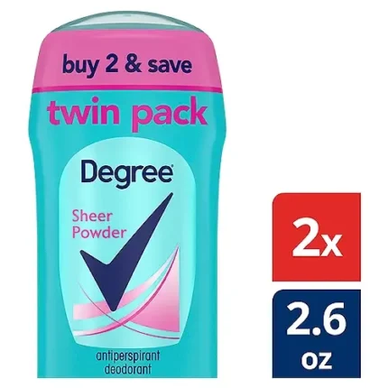 degree antiperspirant sheer powder 2.6 oz
