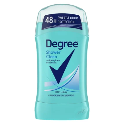 degree antiperspirant deodorant shower clean 1.6 oz