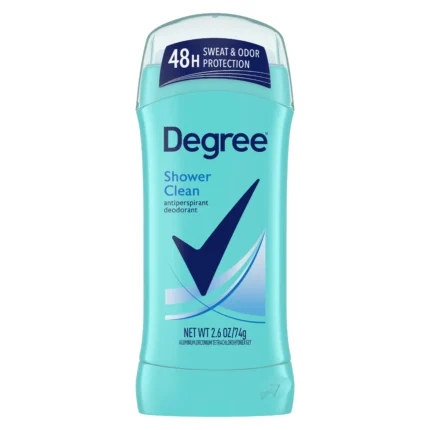 degree antiperspirant shower clean 2.6 oz