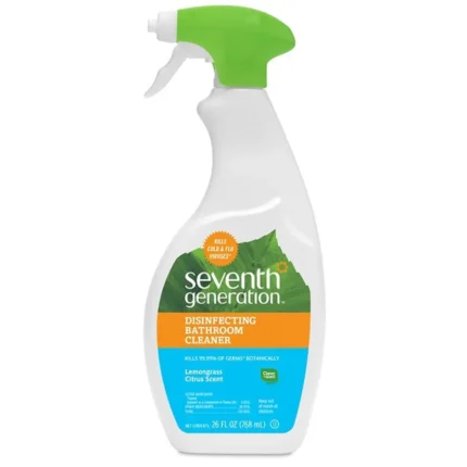Seventh Generation Disinfecting Bathroom Cleaner Lemongrass Citrus 26 oz