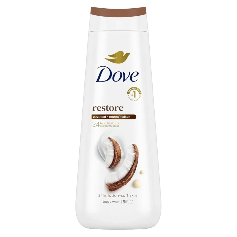 dove body wash coconut & cocoa 20oz