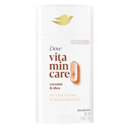 Dove VitaminCare  Deodorant Stick Coconut & Shea 2.6oz