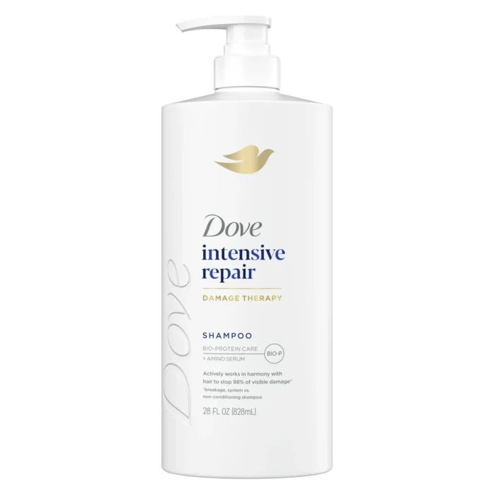 dove shampoo intensive repair 28oz with pump