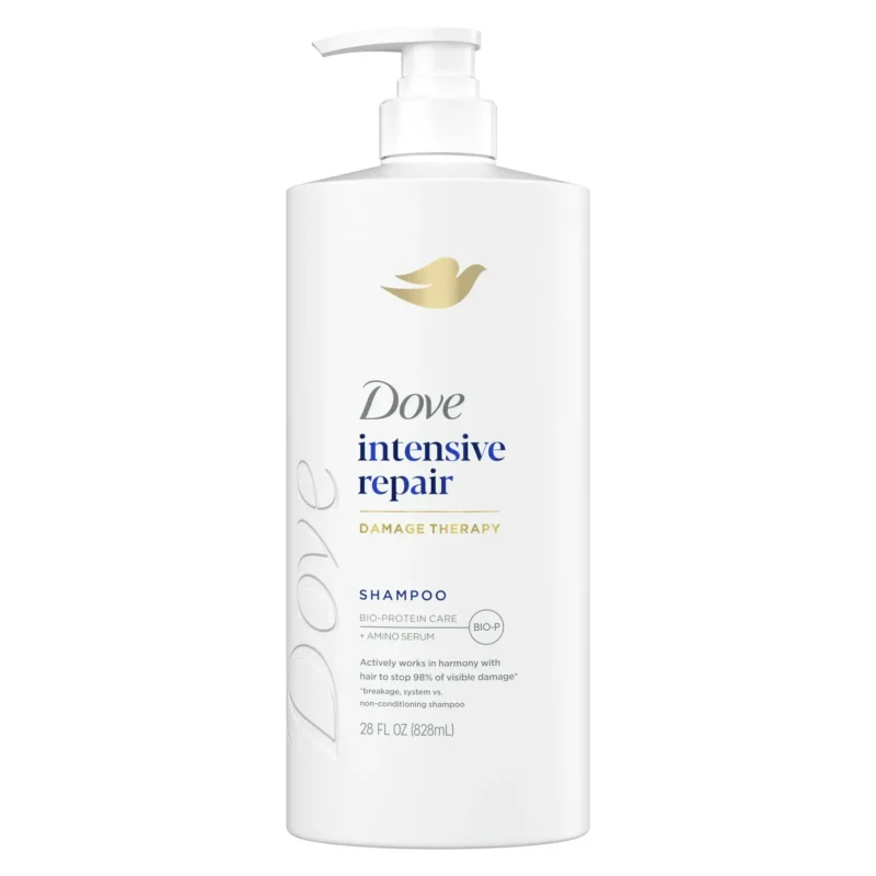 dove shampoo intensive repair 28oz with pump