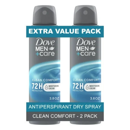 Dove Men Care Clean Comfort Dry Spray 3.8oz (2-pack) (NPD)