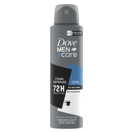 Dove Men Care Stain Defense Cool Dry Spray 3.8oz (2-pack) (NPD)