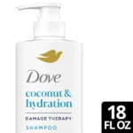 dove shampoo coconut 18 oz with pump
