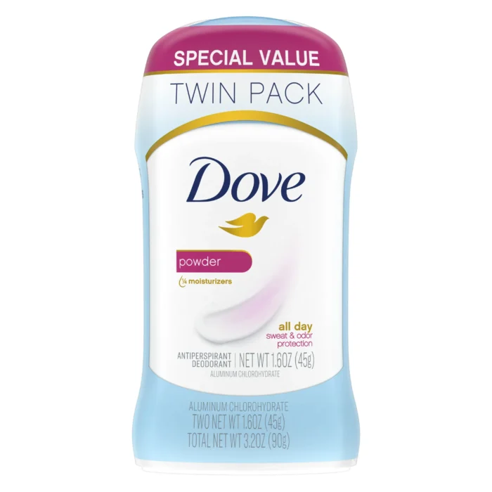 Dove Solid Powder 1.6 oz (2-Count) - Image 1