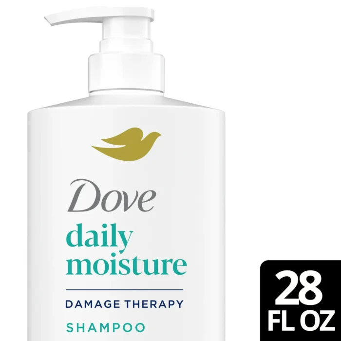 dove shampoo daily moisture 28 oz with pump