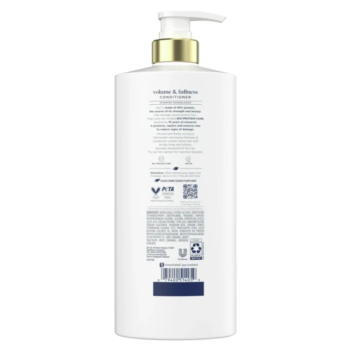 dove conditioner volume fullness 28oz with pump
