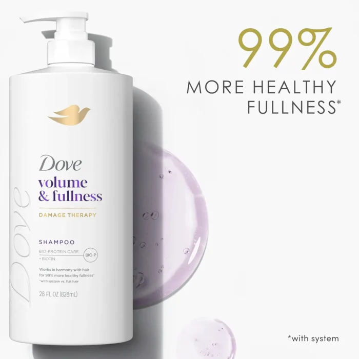dove shampoo volume fullness 28 oz with pump