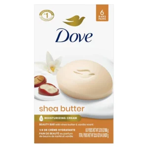 dove shea butter beauty bar 22.5 oz 6 pack