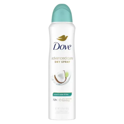 Dove Advanced Care Antiperspirant Dry Spray Coconut Water & Lime 3.8oz