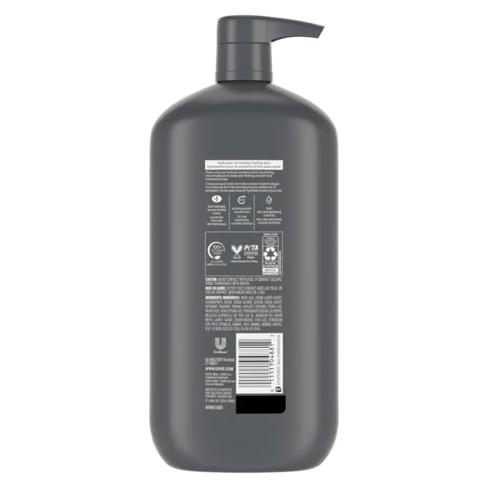 Dove Men Care Tea Tree Electrolytes Body Wash 30 oz (NPD) - Image 3