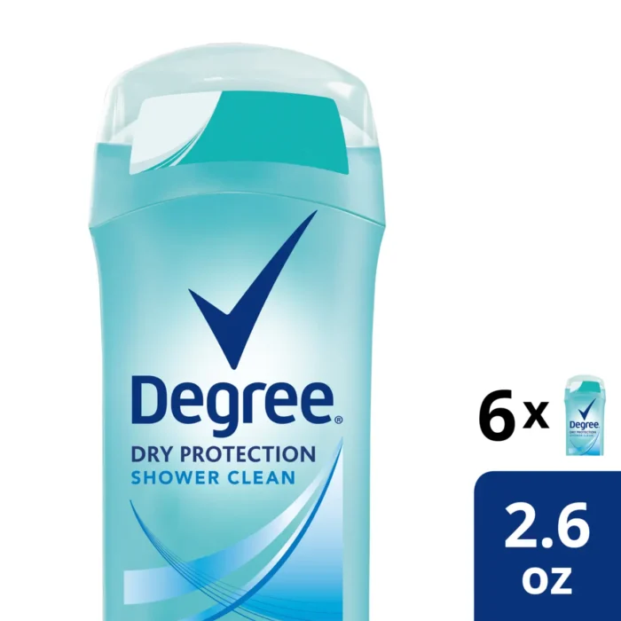 degree antiperspirant shower clean 2.6 oz