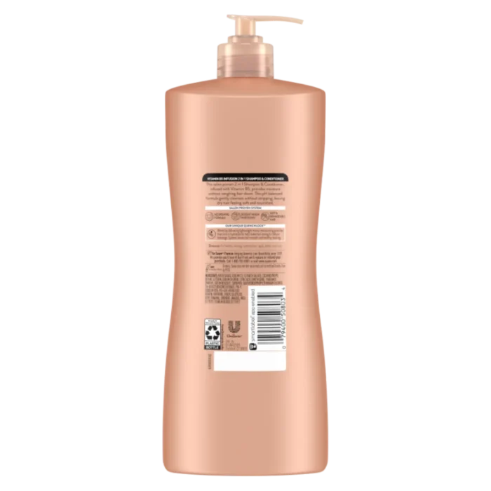 Suave Vitamin B5 Infusion 2-in-1 Shampoo & Conditioner 28 oz - Image 4